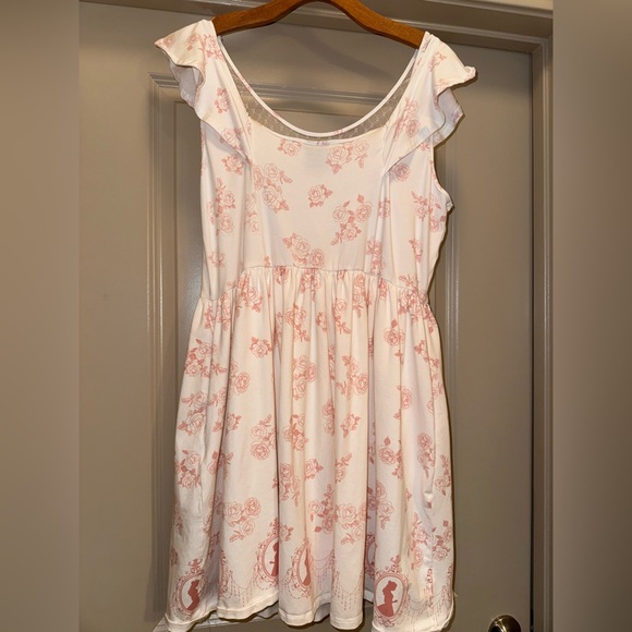 Disney Beauty and the Beast Icons Cold Shoulder Dress XXL - Picture 8 of 15